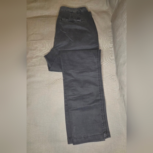 NWOT Gap Girlfriend Twill Stipe Chinos - Gray - Size 6 - Picture 3 of 4